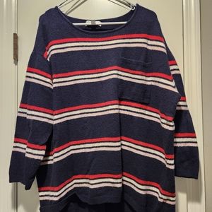 Popsugar Striped Sweater - Size 2X